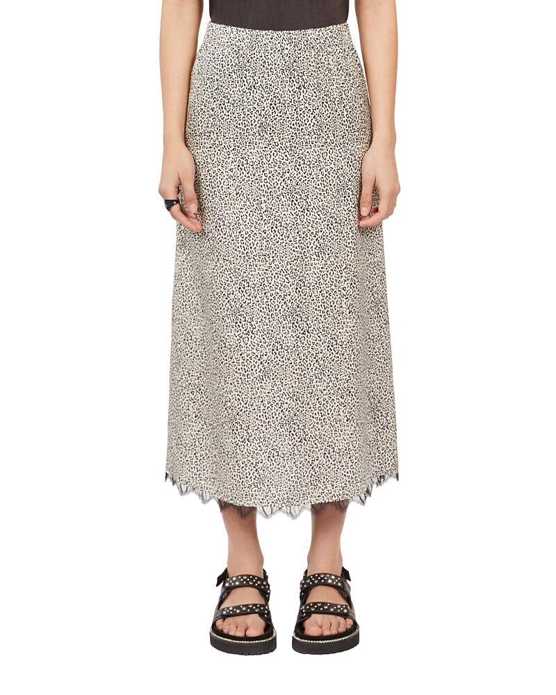 The Kooples Lace Trim Maxi Skirt Cover