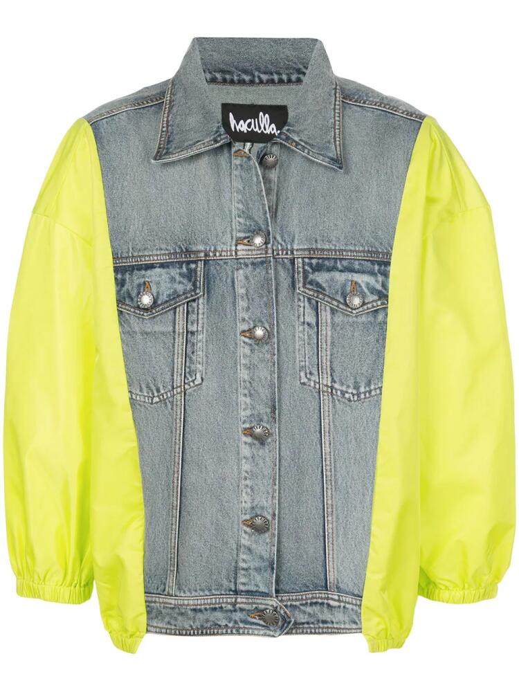 Haculla Hybrid denim contrast jacket - Blue Cover