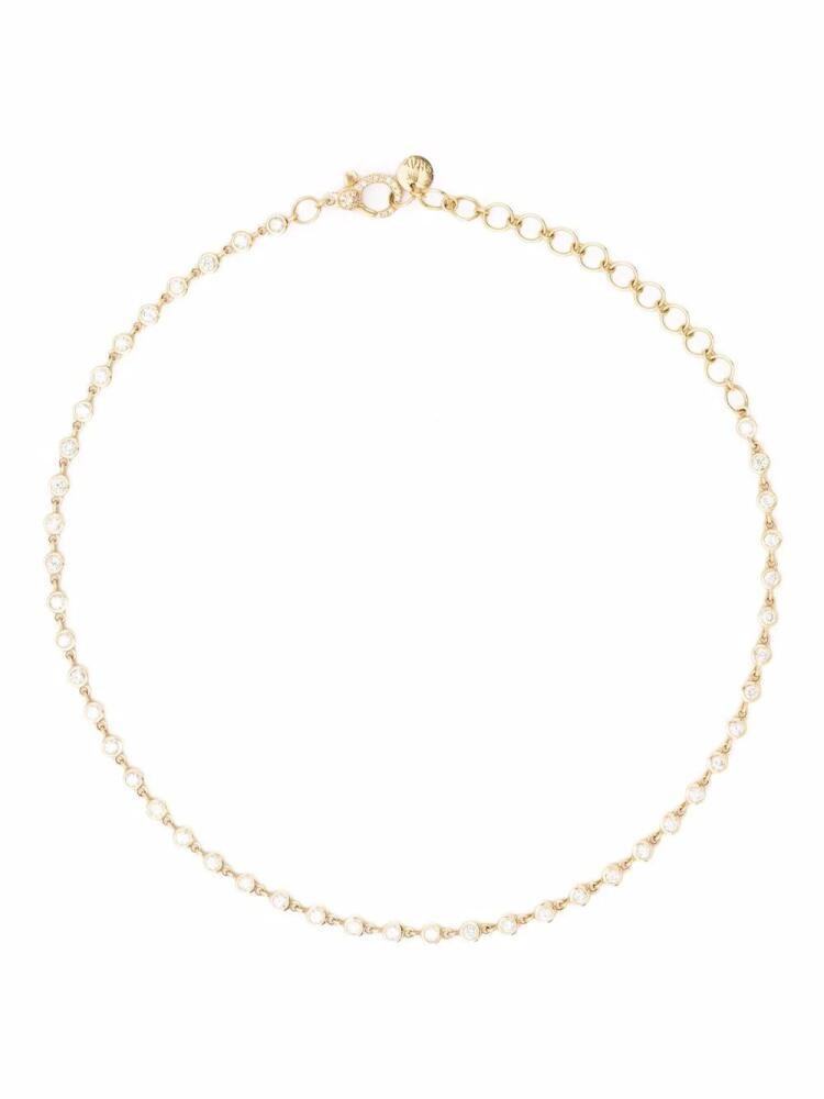 SHAY 18kt yellow gold diamond choker necklace Cover