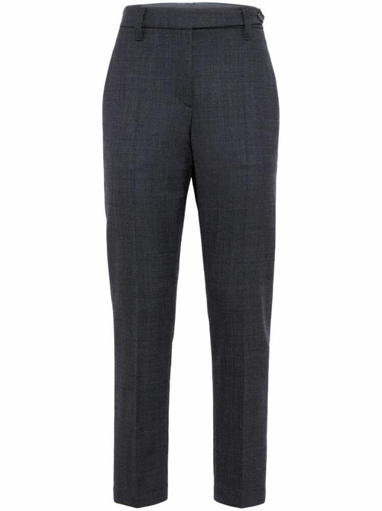 Brunello Cucinelli cropped trousers - Grey Cover