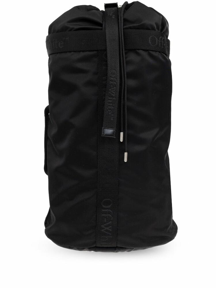 Off-White Outdoor logo-lettering backpack - Black Cover