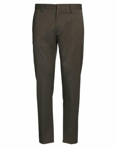 Low Brand Man Pants Military green Virgin Wool, Polyester, Lycra Cover