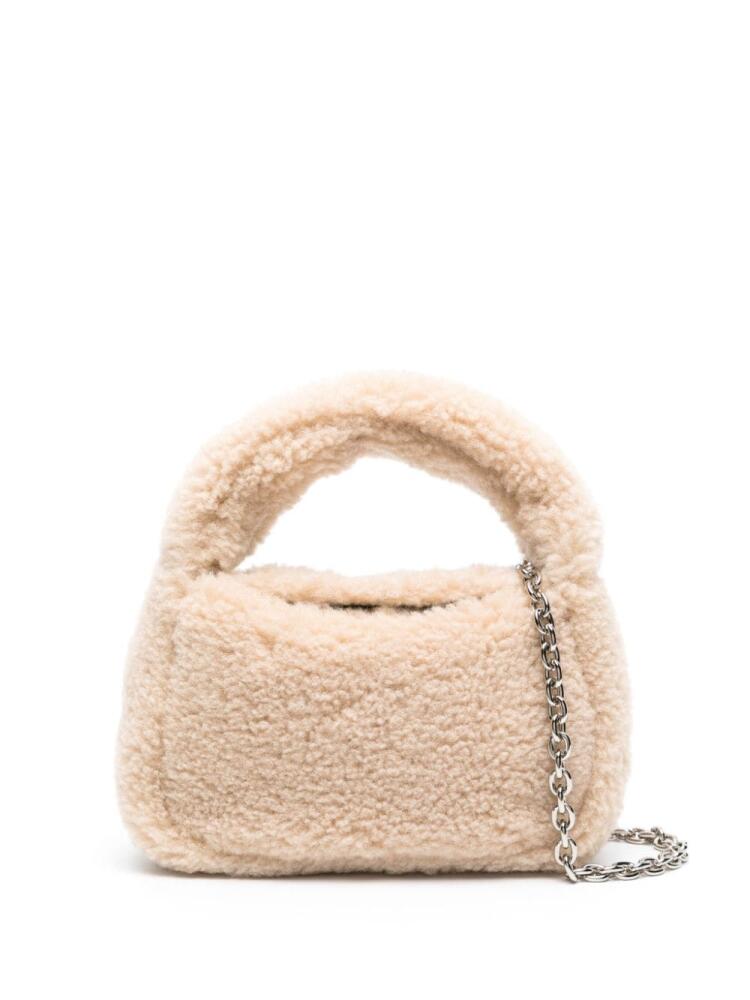 STAND STUDIO Minnie Fur faux-shearling tote bag - Neutrals Cover