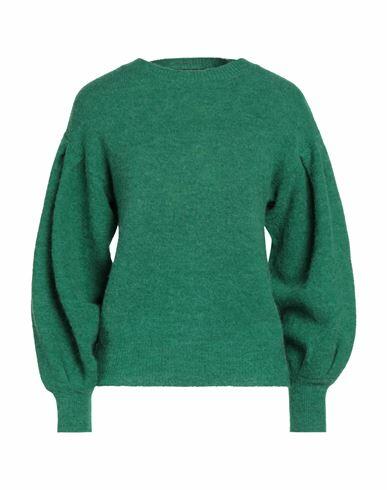 Emma & Gaia Red Woman Sweater Green Wool, Alpaca wool, Polyamide, Elastane Cover