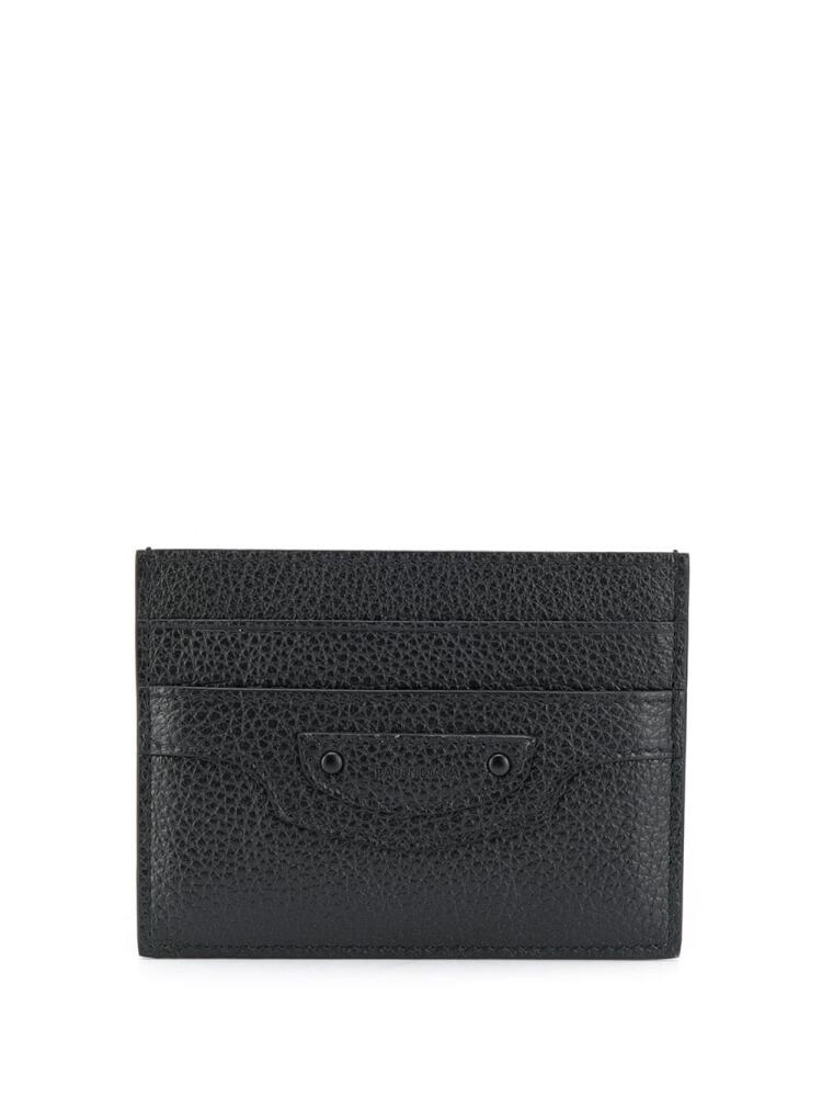 Balenciaga Neo Classic grained leather cardholder - Black Cover