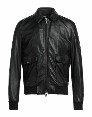 Iesse Man Jacket Black Soft Leather Cover