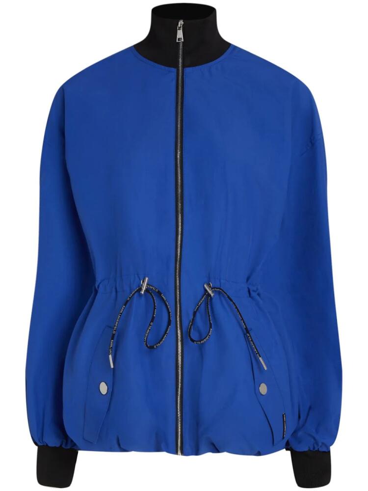 Karl Lagerfeld cinched bomber jacket - Blue Cover