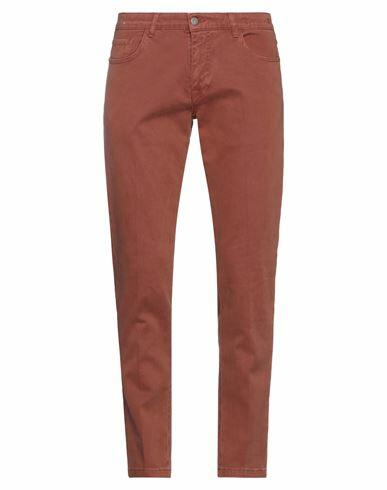 Betwoin Man Pants Rust Cotton, Elastane Cover