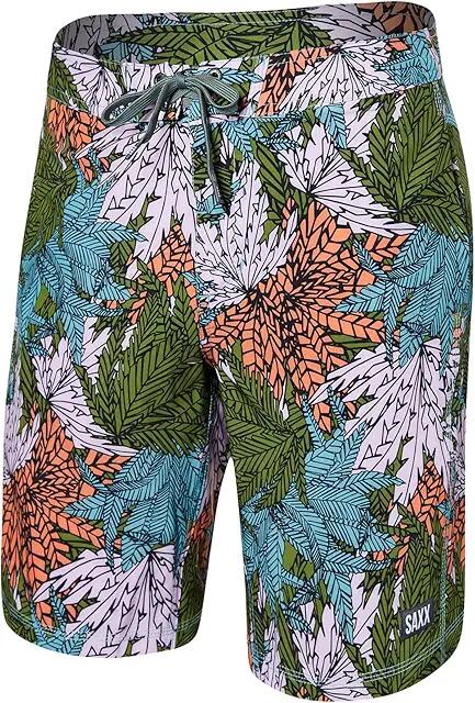 SAXX UNDERWEAR Betawave 2-in-1 9 Boardie with Hydro Liner (Sub Tropic/Multi) Men's Swimwear Cover