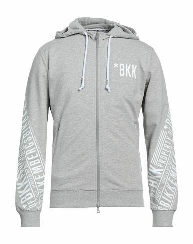 Bikkembergs Man Sweatshirt Light grey Cotton, Elastane Cover