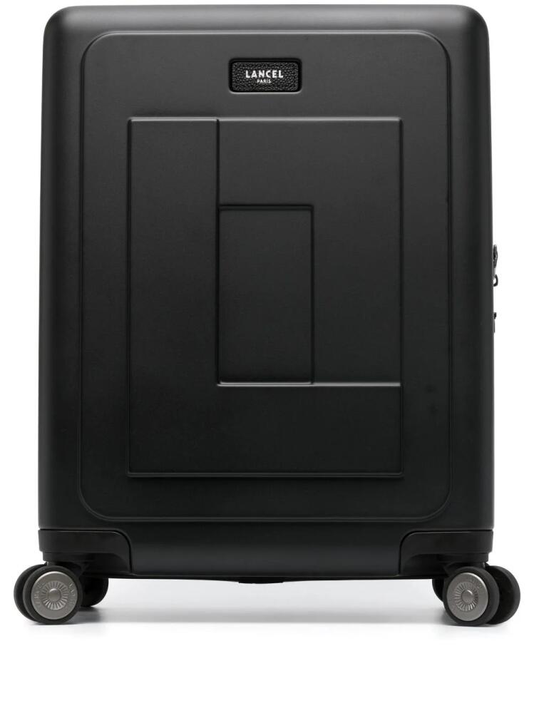 Lancel logo-patch leather luggage - Black Cover