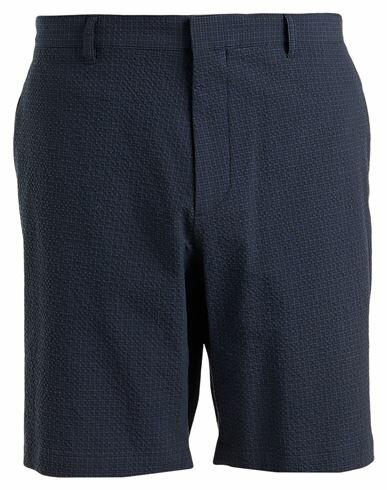 Theory Man Shorts & Bermuda Shorts Midnight blue Cotton, Polyester, Viscose, Elastane Cover