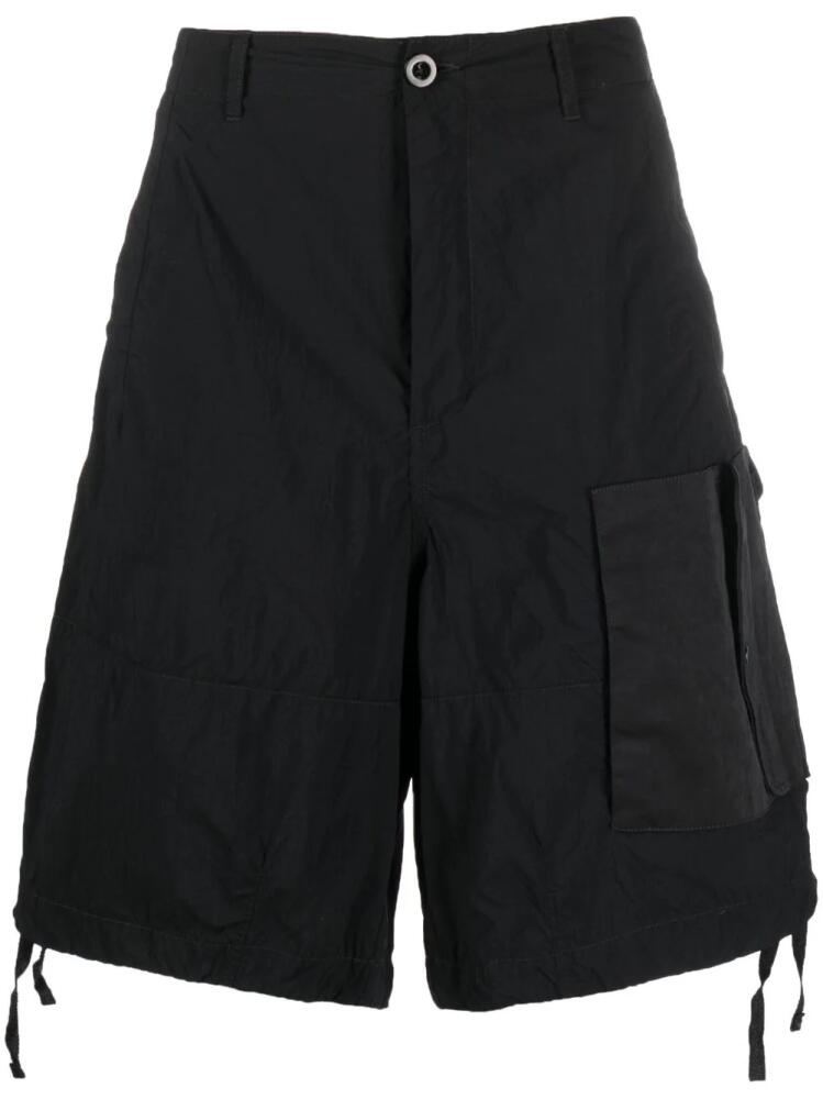 Ten C drawstring cotton cargo shorts - Black Cover