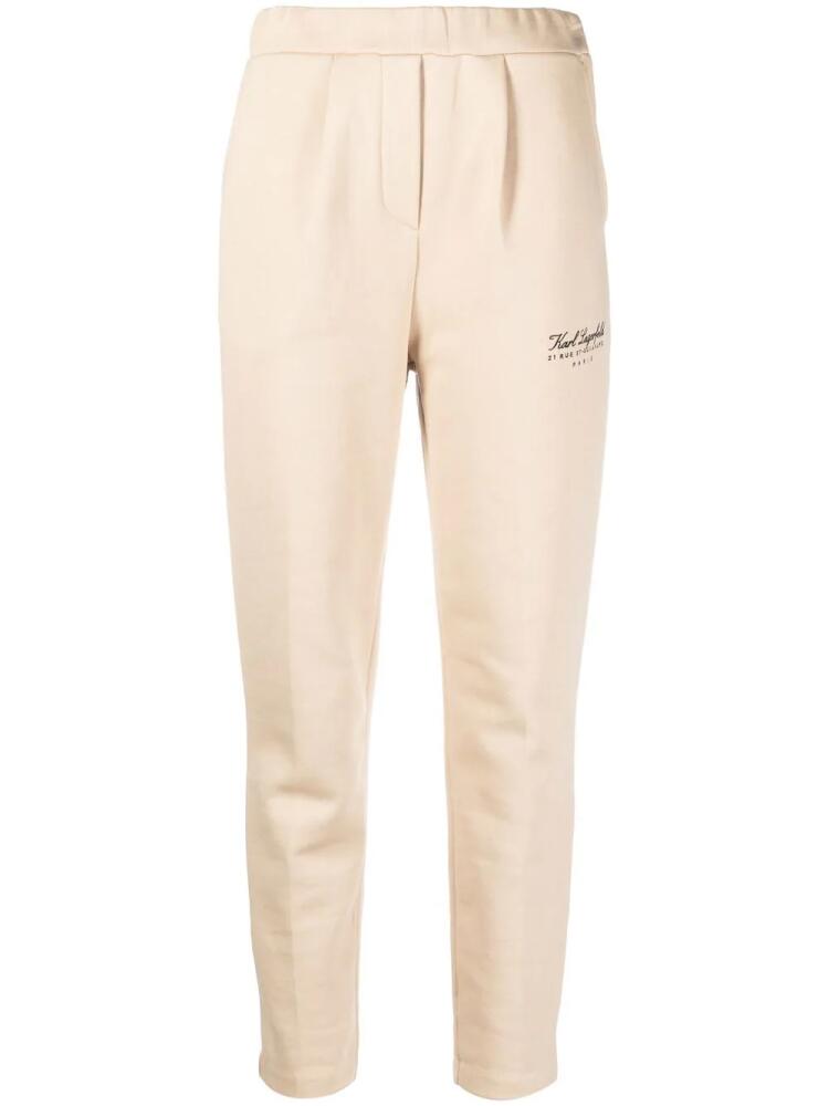 Karl Lagerfeld Karl Signature track pants - Brown Cover