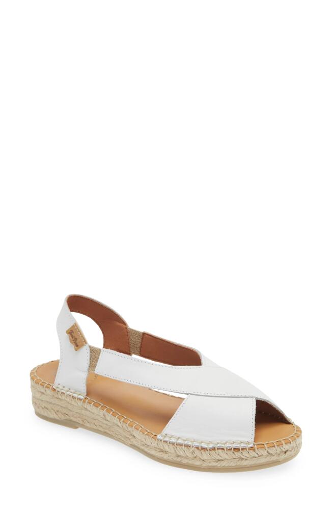 Toni Pons Elda Espadrille Sandal in White Cover