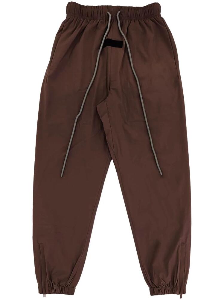 FEAR OF GOD ESSENTIALS patch detail jogger trousers - Brown Cover