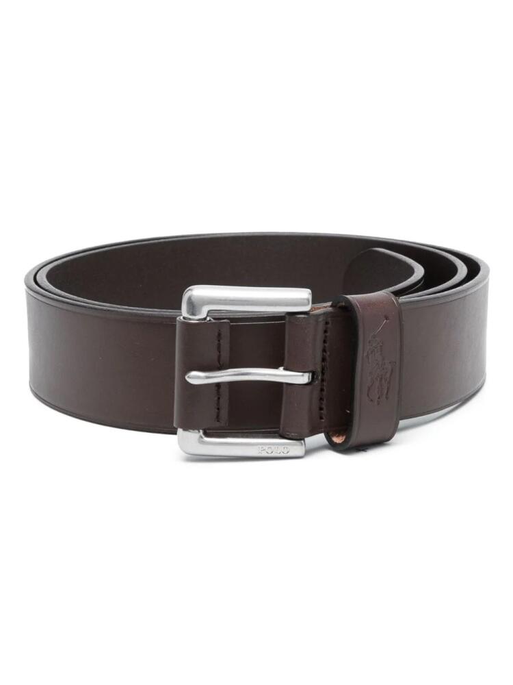 Polo Ralph Lauren buckled leather belt - Brown Cover