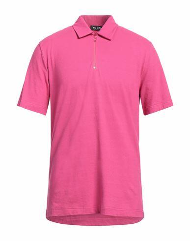 Yoon Man Polo shirt Fuchsia Cotton Cover