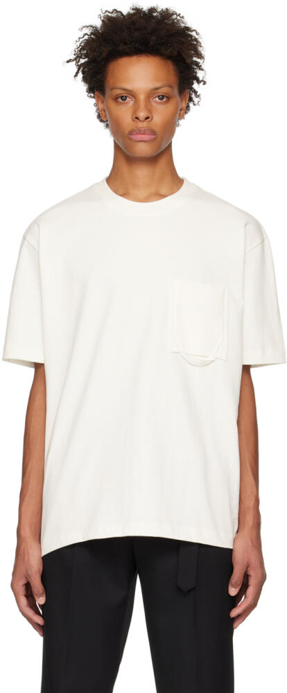 Solid Homme Off-White Crewneck T-Shirt Cover