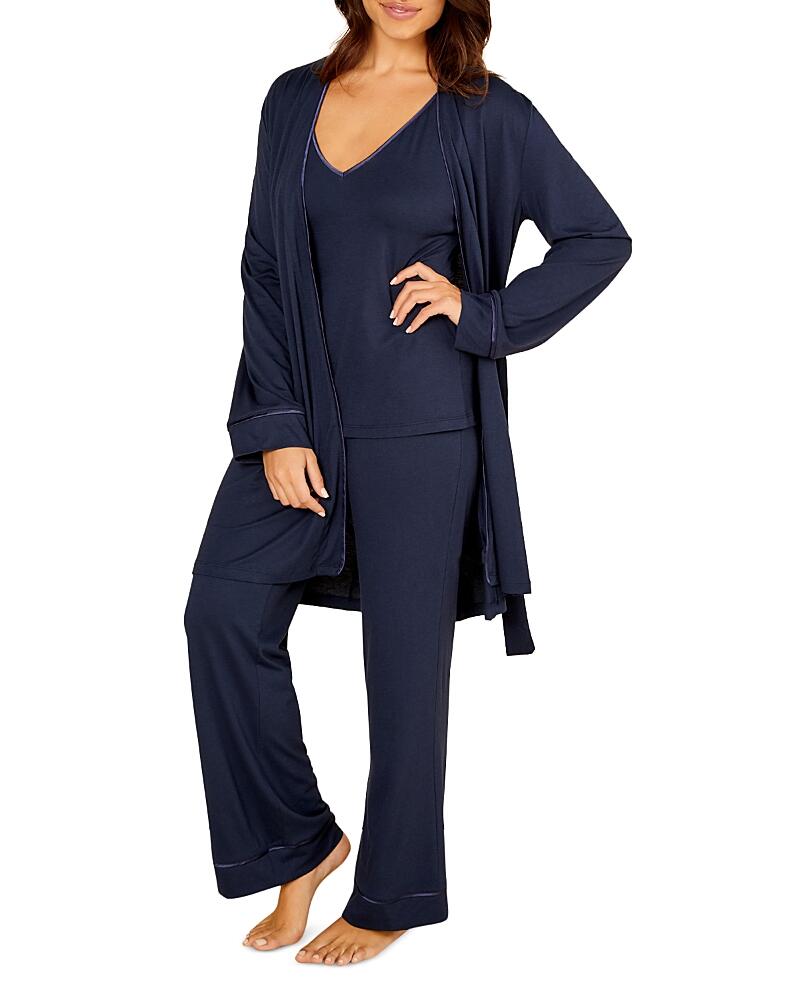 Cosabella Bella Curvy Racerback Cami, Pants & Robe Pajama Set Cover