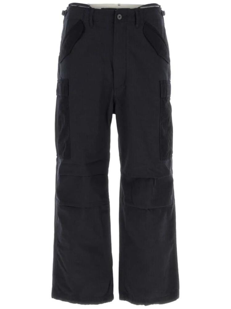 Nanamica cotton-blend cargo trousers - Blue Cover