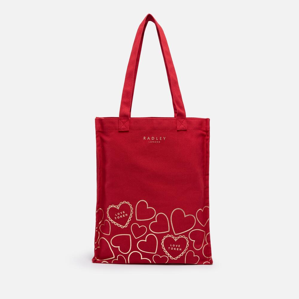 Radley Valentines Medium Cotton-Canvas Tote Bag Cover