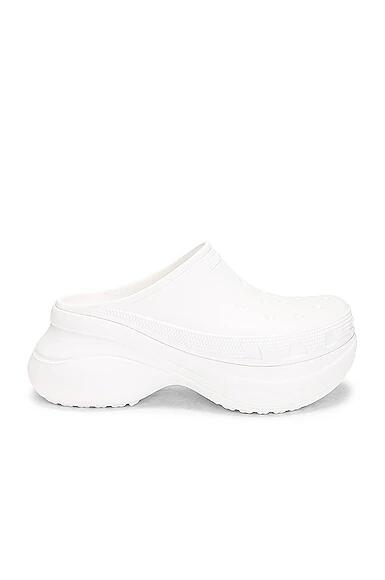 Balenciaga Crocs Mule in White Cover