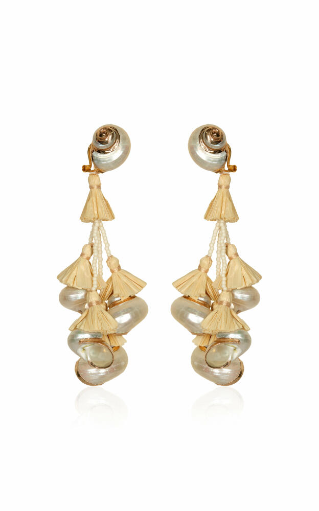 Johanna Ortiz - Espiral Sagrado Natural Shell Earrings - White - Gifts For Her Cover