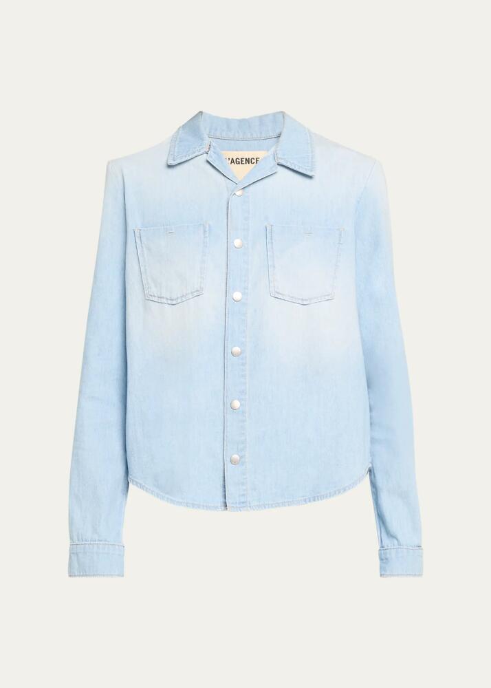 L'Agence Isla Denim Shirt Cover