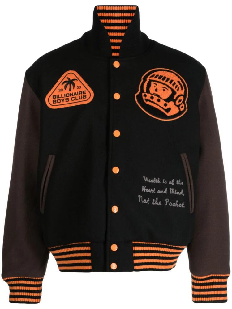 Billionaire Boys Club patch-detail bomber jacket - Black Cover