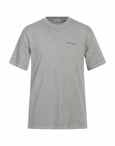 Thisisneverthat Man T-shirt Light grey Cotton Cover