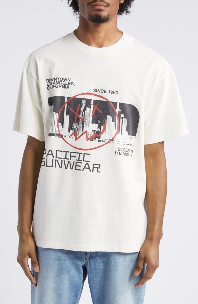 PacSun Downtown Graphic T-Shirt in White Cover