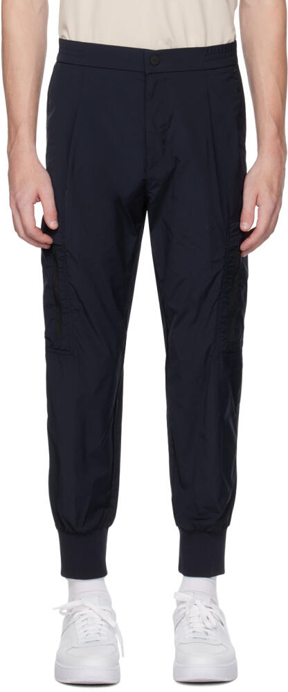 Hugo Navy Slim-Fit Cargo Pants Cover