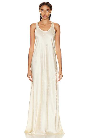 Balenciaga Racer Back Gown in Cream Cover