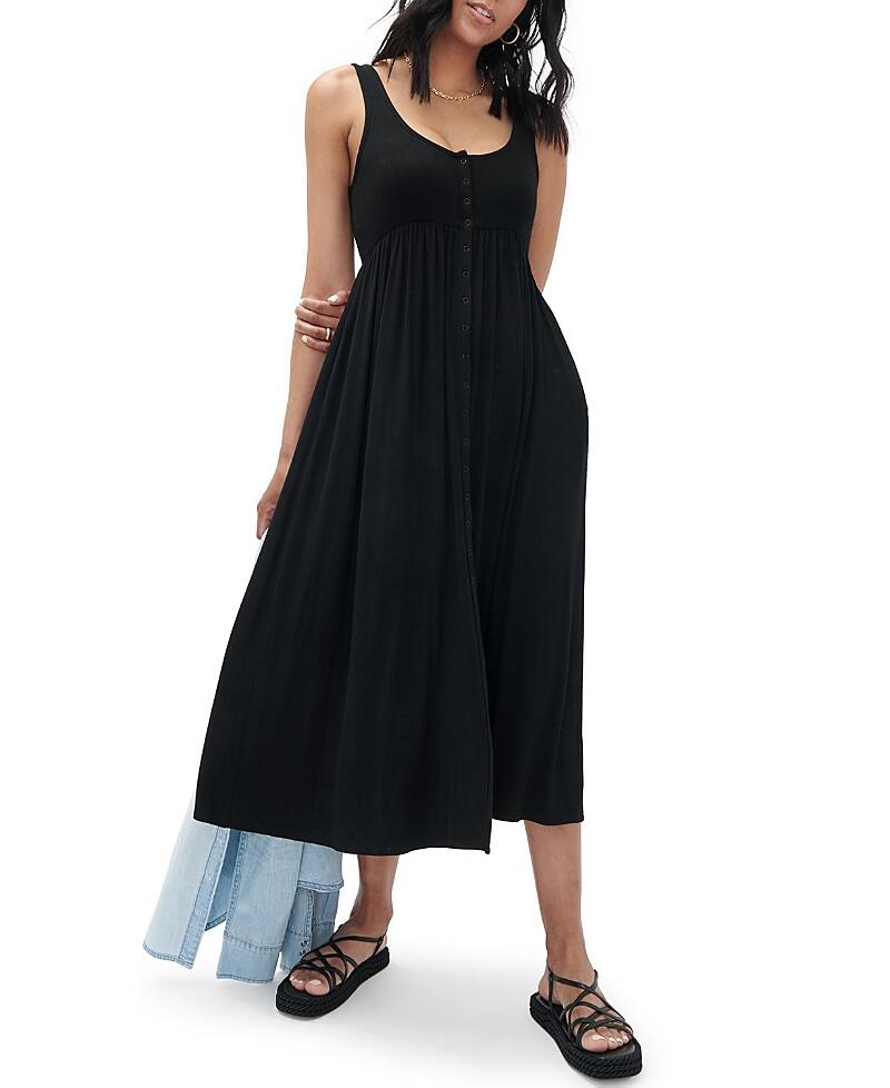 Hatch Collection The Softest Rib Maternity Nursing Friendly Tank Dress Cover