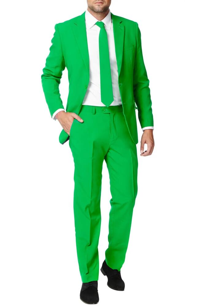 OppoSuits 'Evergreen' Trim Fit Suit with Tie Cover