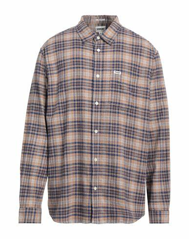 Wrangler Man Shirt Sand Cotton Cover