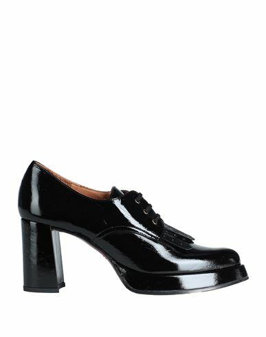 Chie Mihara Woman Lace-up shoes Black Soft Leather Cover