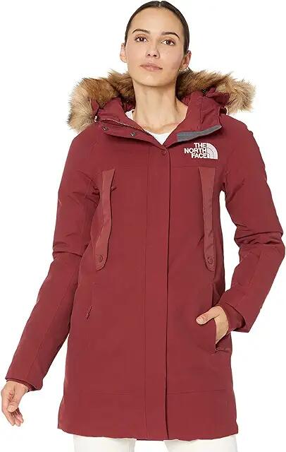 The North Face New Outerboroughs Parka (Cordovan) Women's Clothing Cover