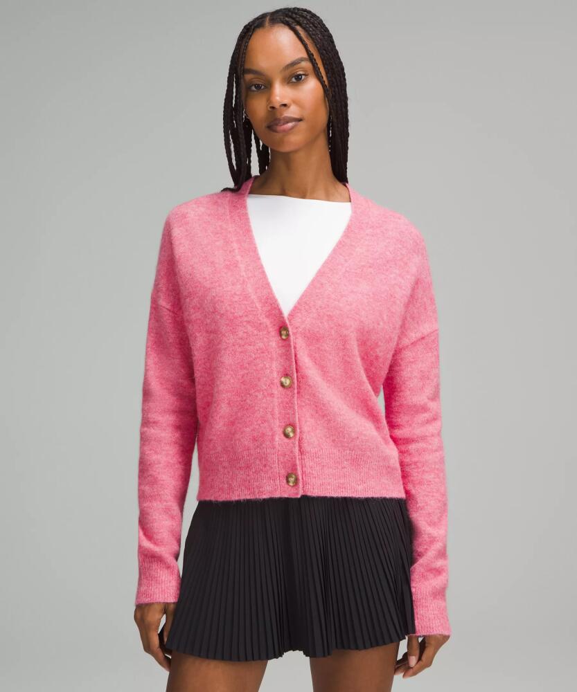 lululemon Alpaca Wool-Blend Cardigan Sweater Cover