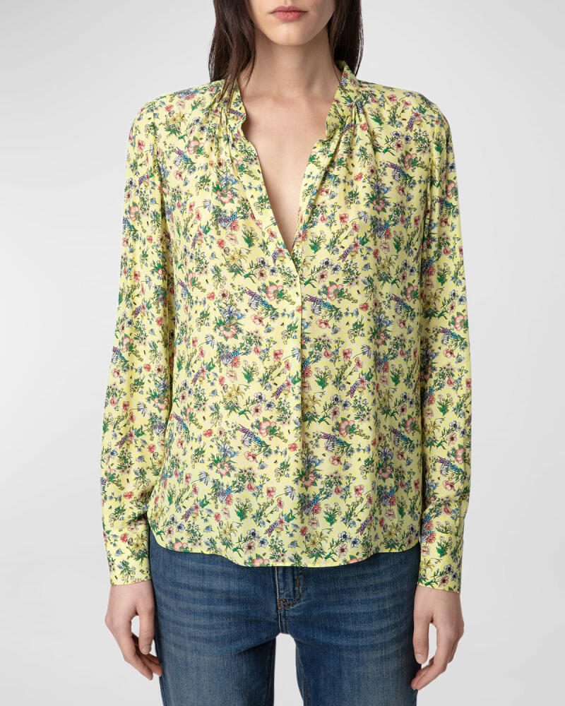 Zadig & Voltaire Think Soft Small Garden Blouse Cover