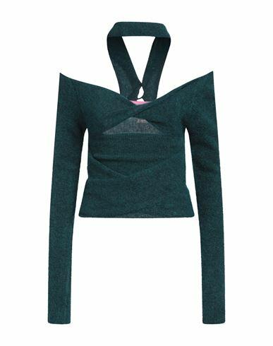 Gauge81 Woman Sweater Deep jade Mohair wool, Wool, Polyamide, Elastane Cover