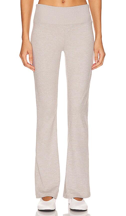 WeWoreWhat Low Rise Flare Pant in Grey Cover