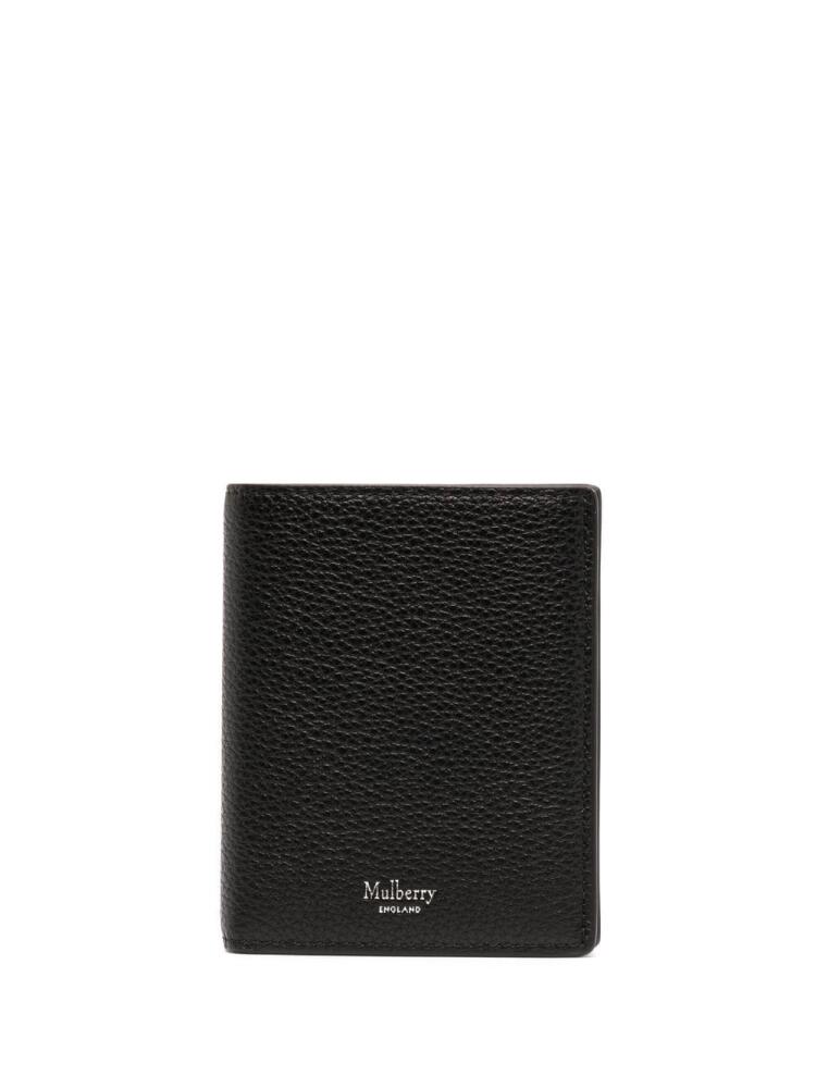 Mulberry logo-detail leather wallet - Black Cover