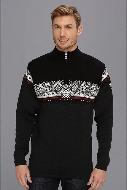 Dale of Norway Moritz Masculine (E-Teer Vig/Raspberry/Black/Off White) Men's Sweater Cover