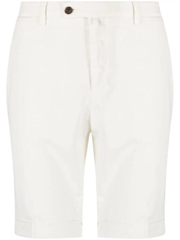 Corneliani cotton-lyocell bermuda shorts - White Cover