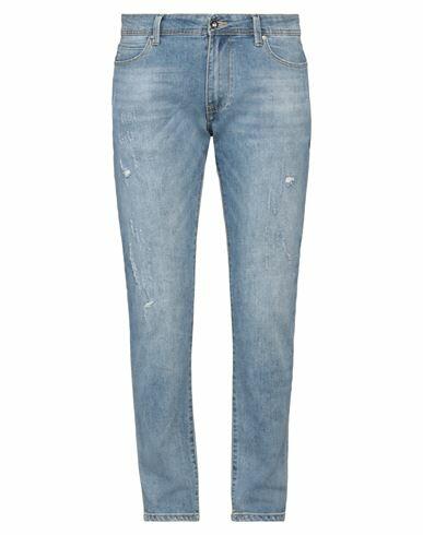 Take-two Man Jeans Blue Cotton, Polyester, Elastane Cover