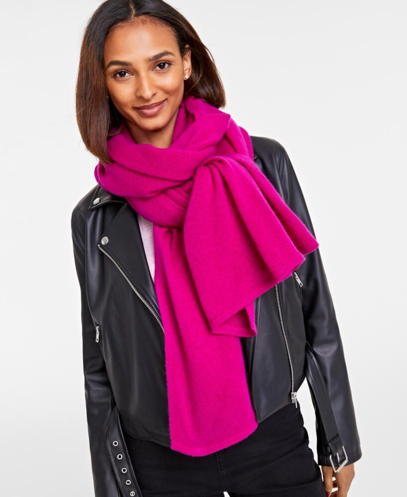 Charter Club 100% Cashmere Oversized Scarf, Created for Macy's - Bright Marine Cover