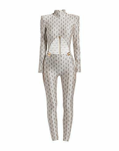 Elisabetta Franchi Woman Jumpsuit Ivory Polyamide, Elastane Cover