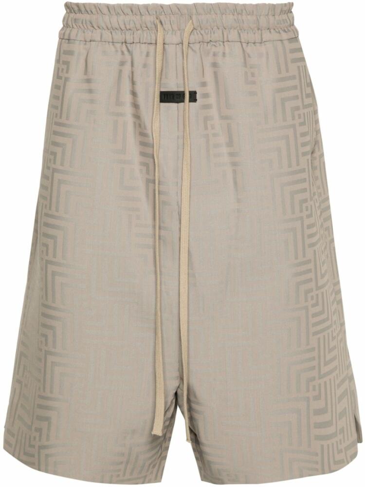 Fear Of God patterned-jacquard deck shorts - Neutrals Cover